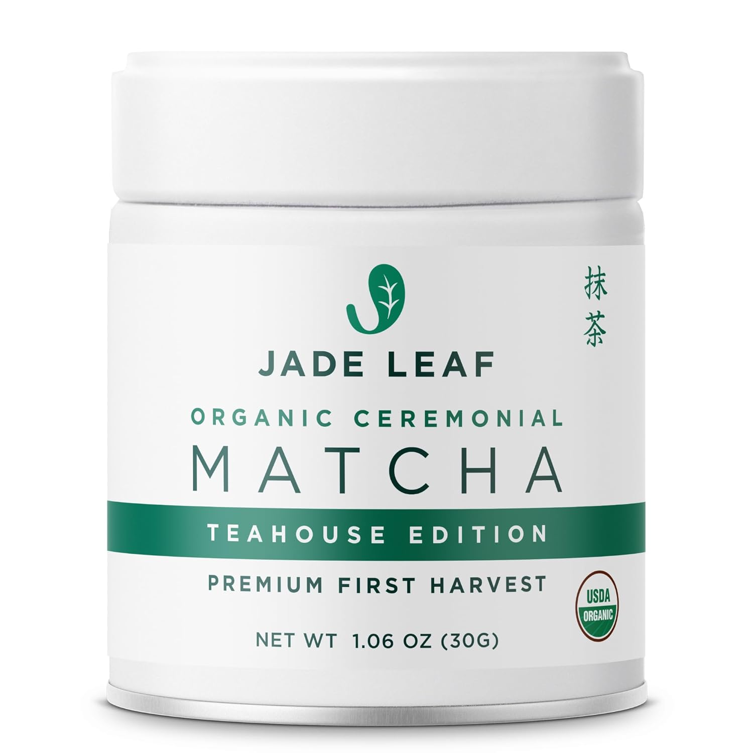 Jade Leaf Matcha Organic Green Tea Powder - Culinary Grade Premium Second Harvest - Authentic Japanese Origin (1.06 Ounce Pouch)