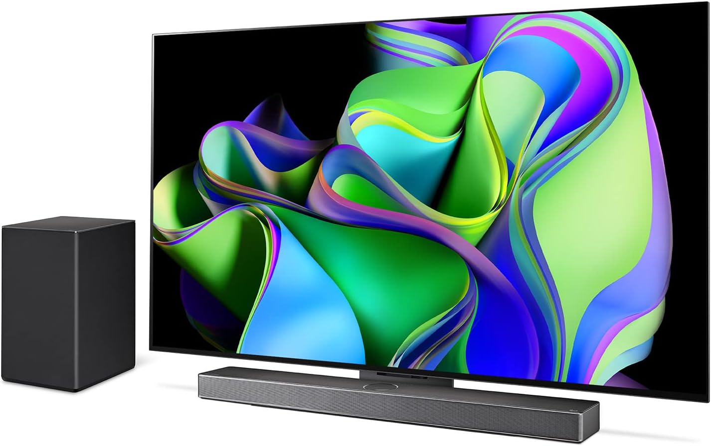 LG C3 Series 83-Inch Class OLED evo 4K Processor Smart Flat Screen Wall Mount TV with Magic Remote AI-Powered OLED83C3PUA, 2023 with Alexa Built-in