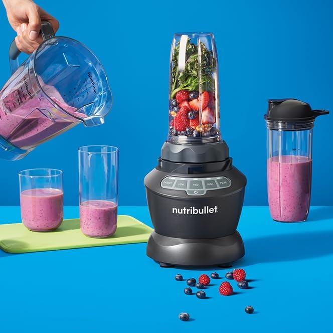 nutribullet Full-Size Blender Combo 1200W – NBF50500 - Dark Gray