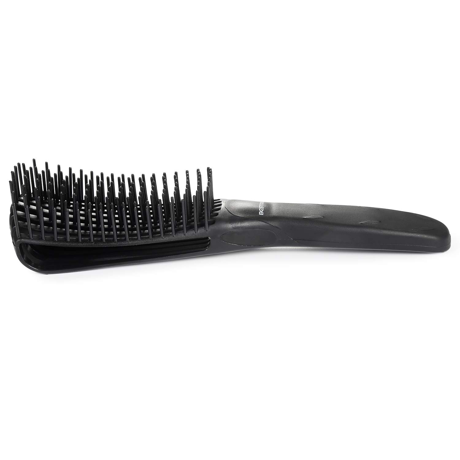 BESTOOL Hair Brush, Detangling Brush for Natural Black and Curly Hair (Pink, Afro 3/4abc), Ideal for Wet or Dry Hair