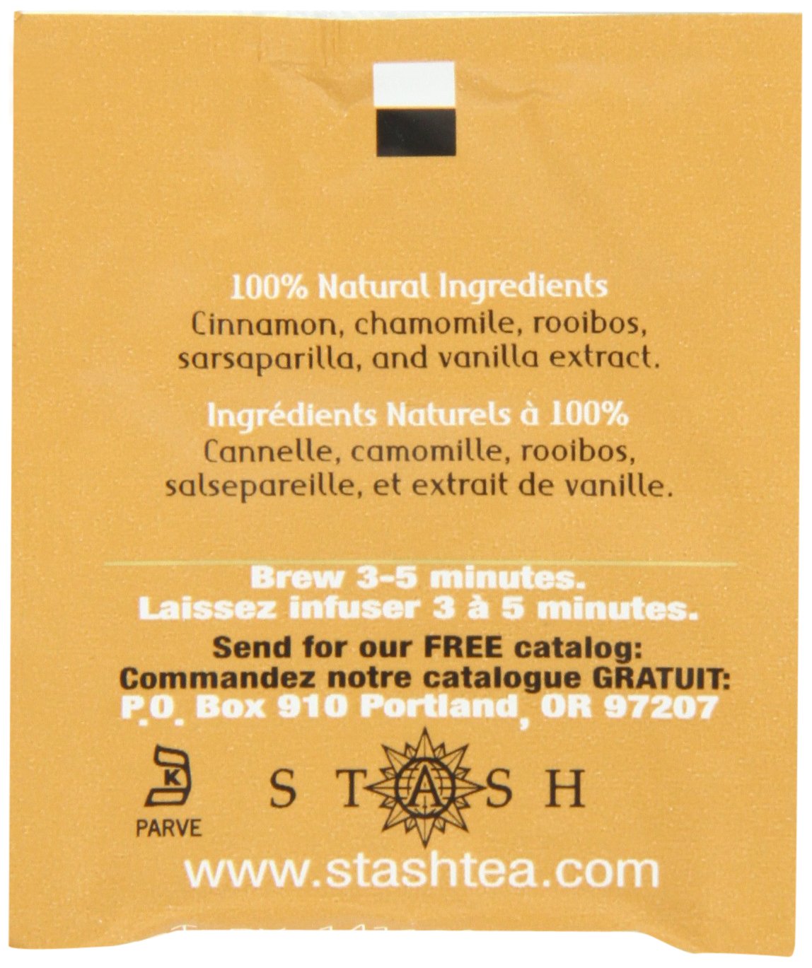 Stash Tea Double Bergamot Earl Grey Black Tea, Box of 100 Tea Bags