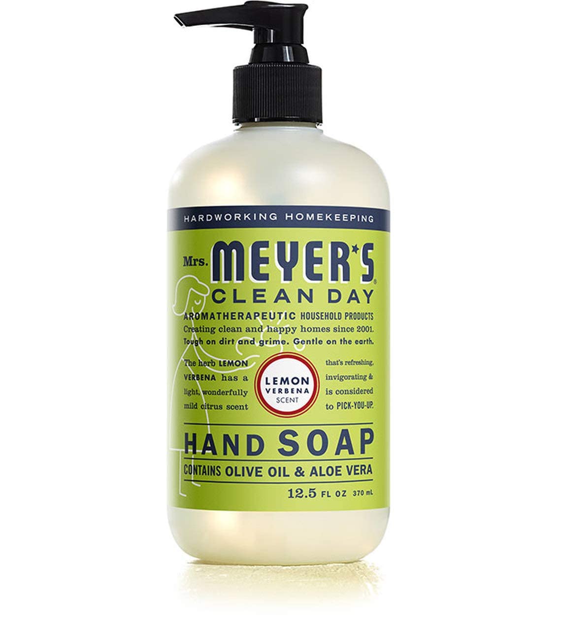 MRS. MEYER'S CLEAN DAY Hand Soap, Made with Essential Oils, Biodegradable Formula, Honeysuckle, 12.5 fl. oz - Pack of 3