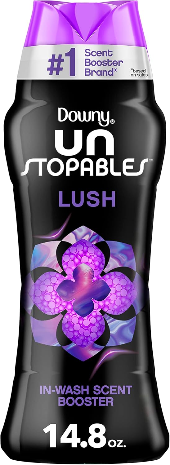 Downy Unstopables In Wash Scent Booster Beads, Fresh Scent, 24 oz, Downy Scent Booster Beads, Unstoppable Laundry Beads, Odor Protection
