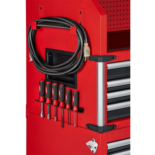 2025 Milwaukee High Capacity 56 in. Tool Chest and Roller Cabinets Combo +18V Cordless Lithium-Ion 4 Tool Combo Kit