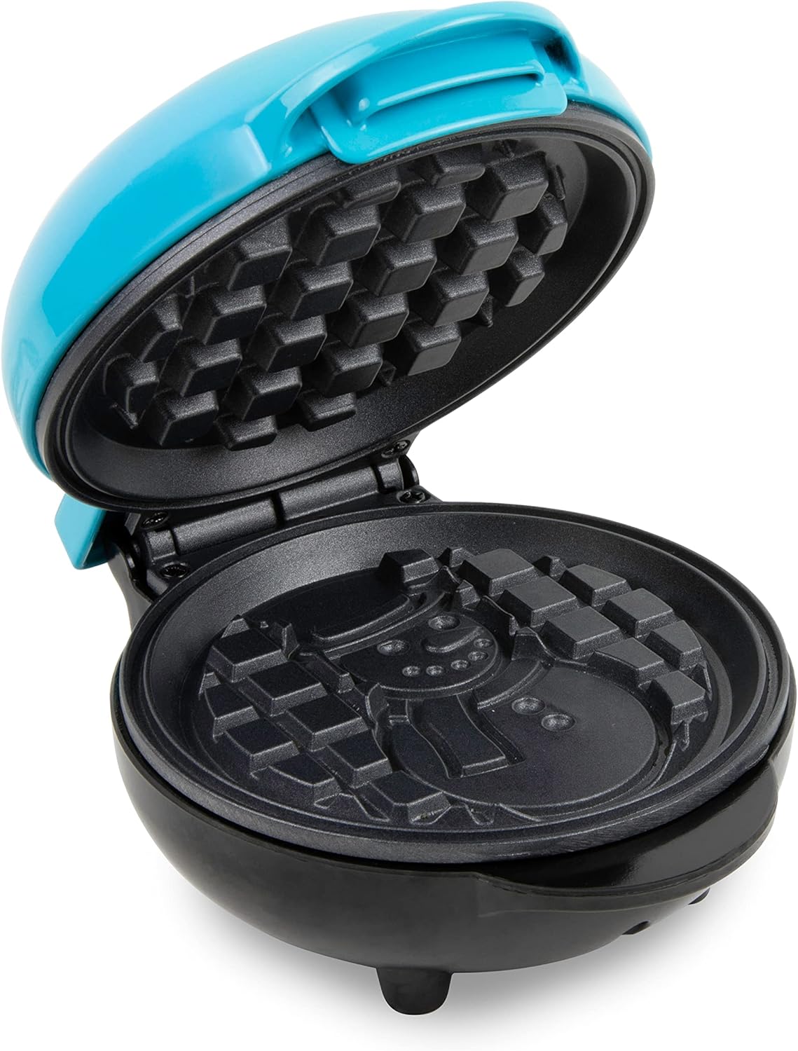 Nostalgia MyMini Cars and Trucks Shape Electric Waffle Maker, 5-Inch Non-Stick Griddle for Waffles, Hash Browns, Eggs, and More, Yellow