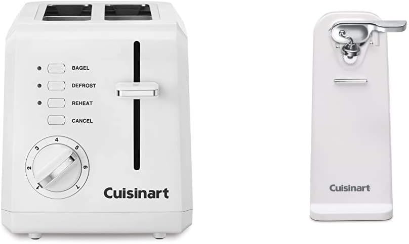 Cuisinart CPT-122BK 2-Slice Compact Plastic Toaster, Black