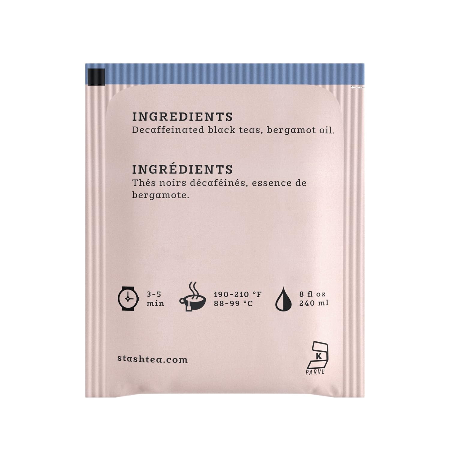 Stash Tea Double Bergamot Earl Grey Black Tea, Box of 100 Tea Bags