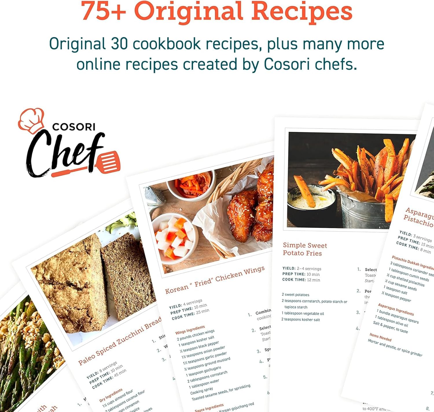 COSORI Smart 11-in-1 Air Fryer Toaster Oven Combo, Airfryer Convection Oven Countertop, Bake, Roast, Reheat, Broil, Dehydrate, 94 Recipes & 3 Accessories, 26QT, Silver, Stainless Steel