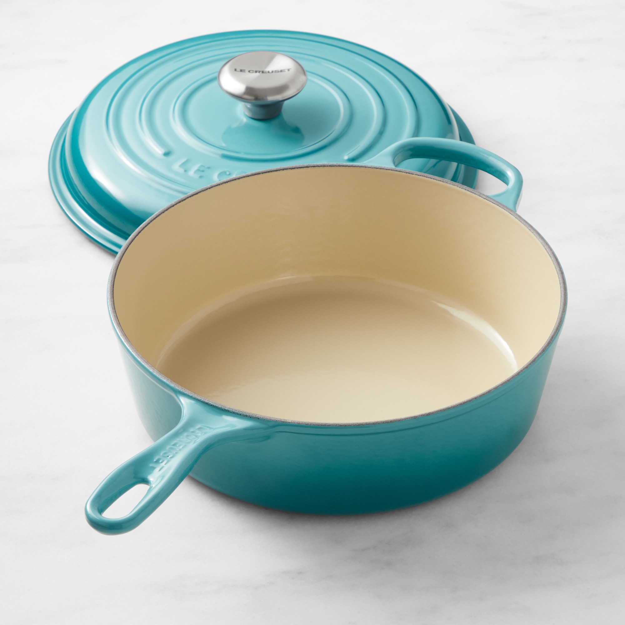 Le Creuset Enameled Cast Iron Cassadou Sauté Pan, 3 3/4-Qt.