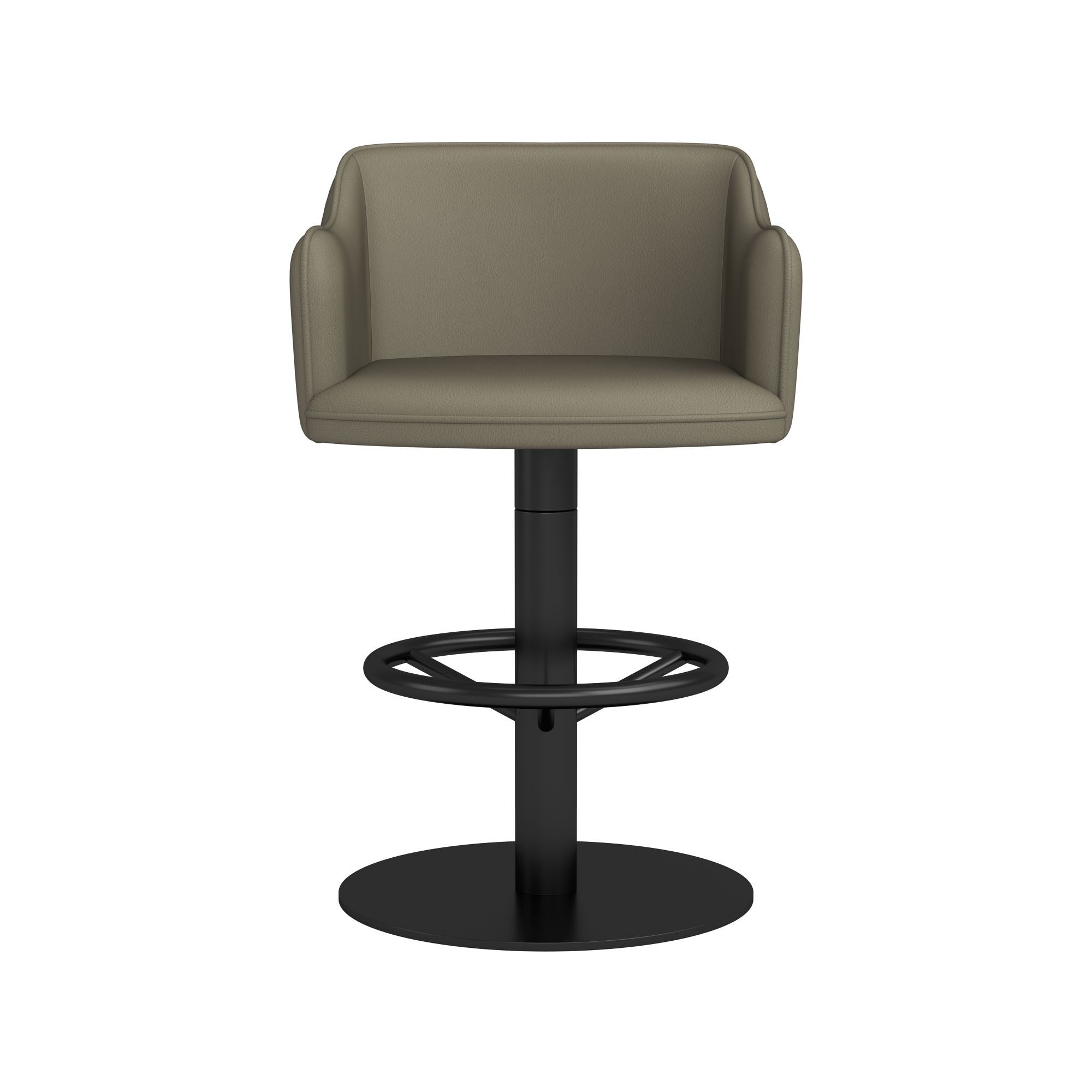 Harding Upholstered Pedestal Counter  & Bar Stool