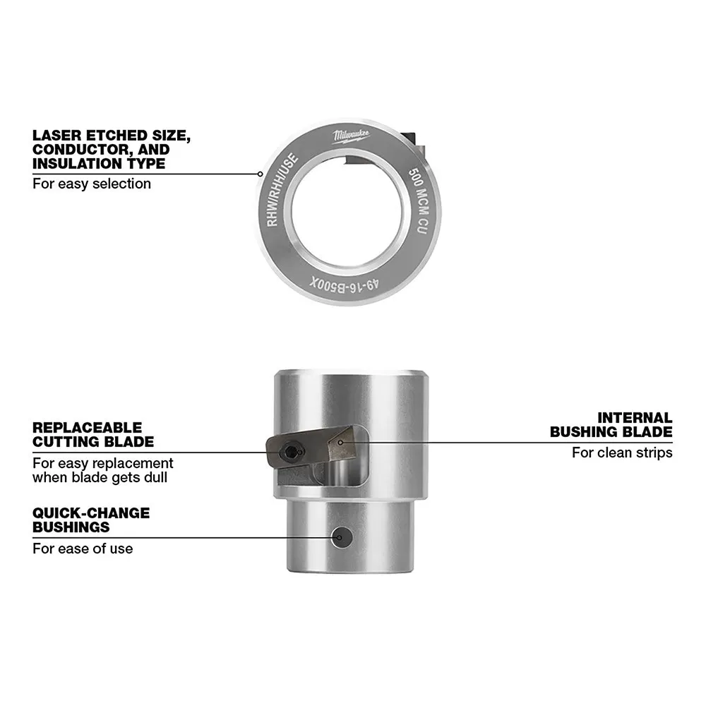 Milwaukee 2935X-21 M18 18V Cable Stripper Kit for Copper RHW, RHH, USE