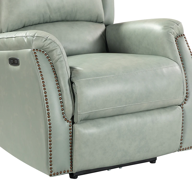 Flora Genuine Leather Power Recliner