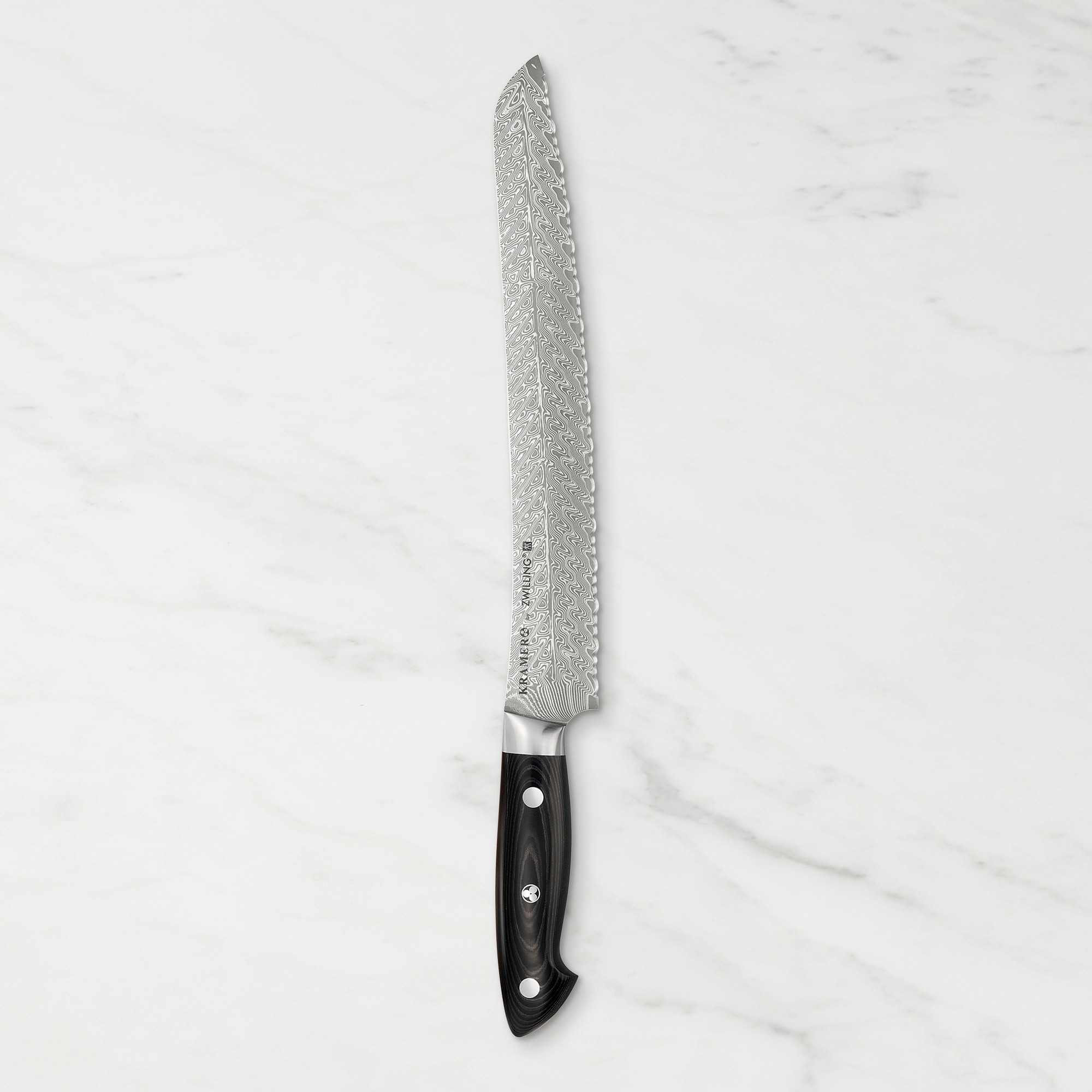 Zwilling Bob Kramer Damascus Steel Bread Knife, 10