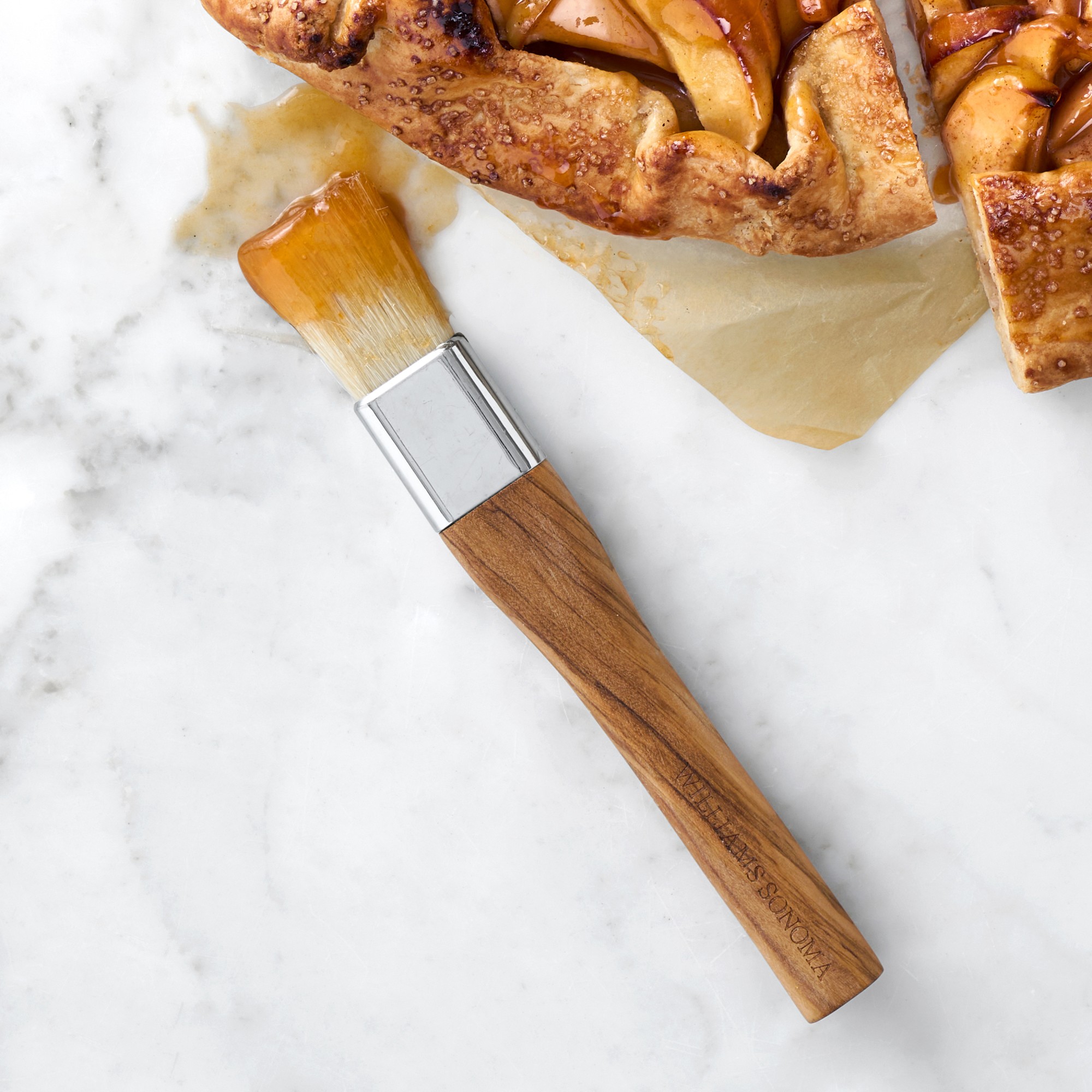 Williams Sonoma Olivewood Pastry Brush