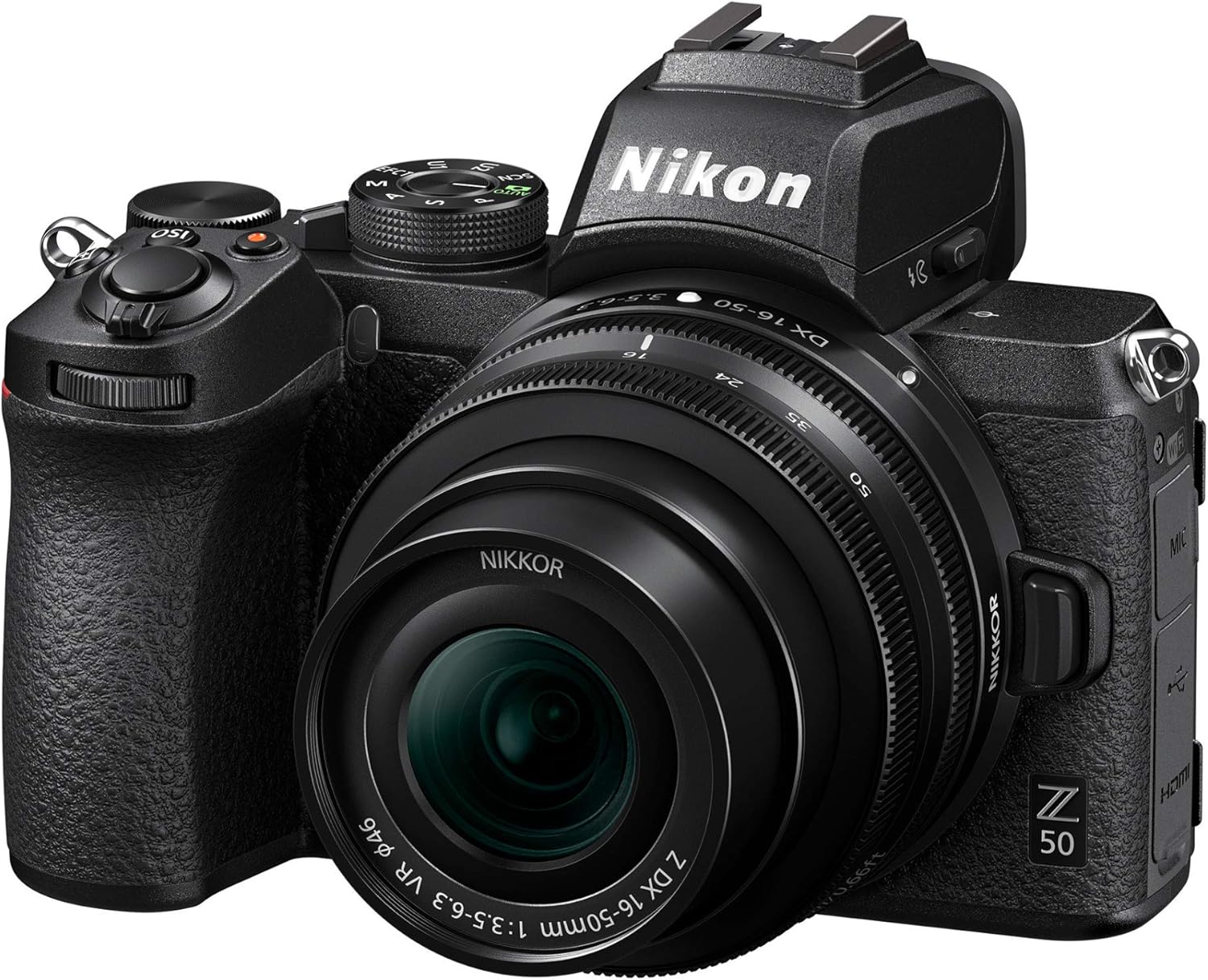 Nikon Z 50 with Wide-Angle Zoom Lens | Compact mirrorless stills/video camera with 16-50mm lens | Nikon USA Model