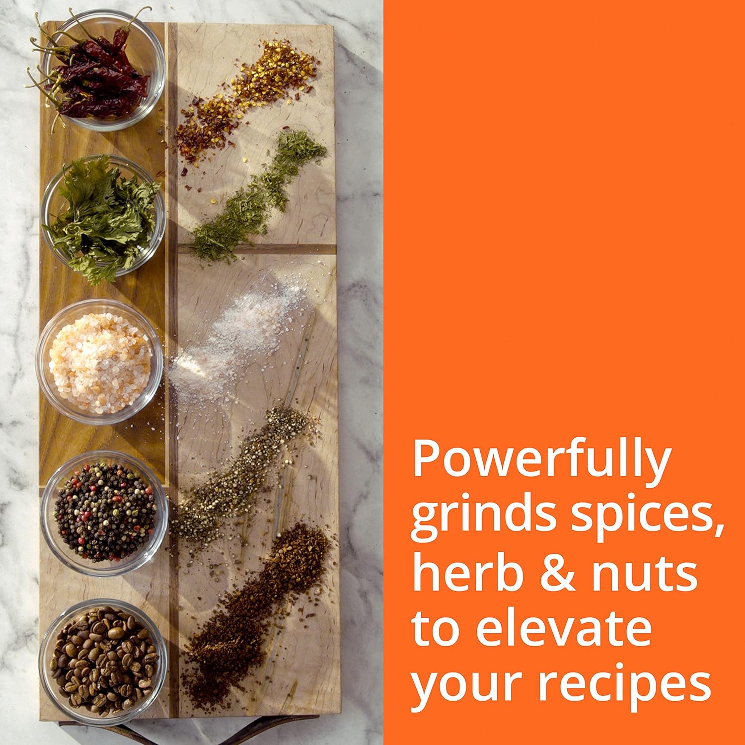 Krups One-Touch Coffee and Spice Grinder 3 Ounce Bean Hopper Easy to Use, One Touch Operation 200 Watts Coffee, Spices, Dry Herbs, Nuts, 12 Cup Black