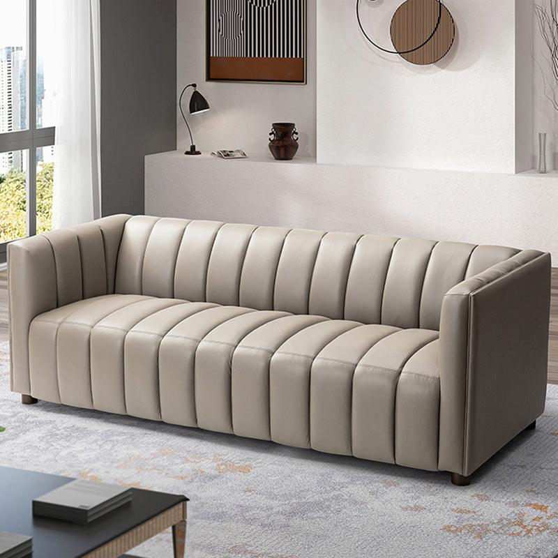 Rowan Genuine Leather Vinyl Office Sofa -83