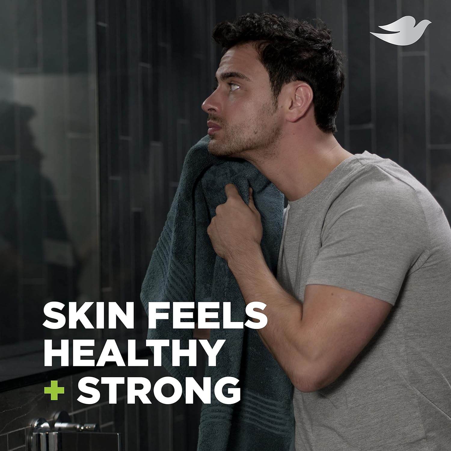 DOVE MEN + CARE 3 in 1 Bar Cleanser for Body, Face, and Shaving Extra Fresh Body and Facial Cleanser More Moisturizing Than Bar Soap to Clean and Hydrate Skin 3.75 Ounce (Pack of 8)