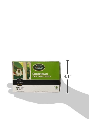 Green Mountain Coffee Roasters Half Caff Keurig Single-Serve K-Cup pods, Medium Roast Coffee, 72 Count (6 Packs of 12)