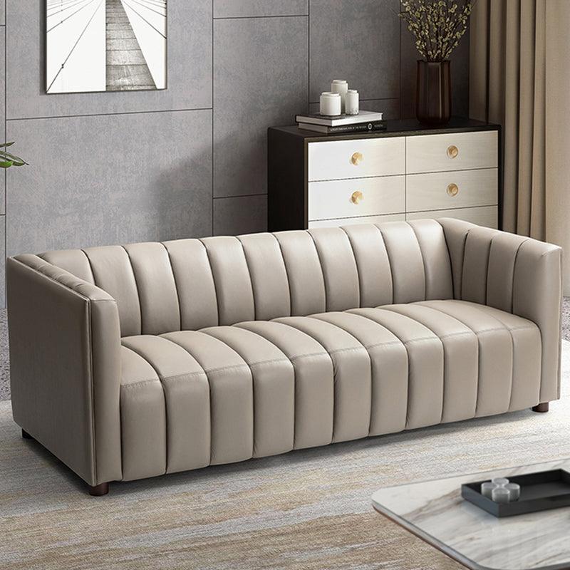 Rowan Genuine Leather Vinyl Office Sofa -83