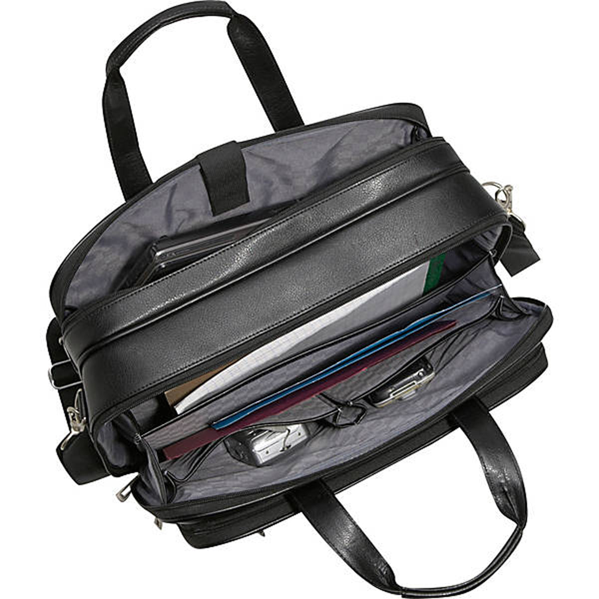 Samsonite Leather Business Cases Checkpoint Friendly Case