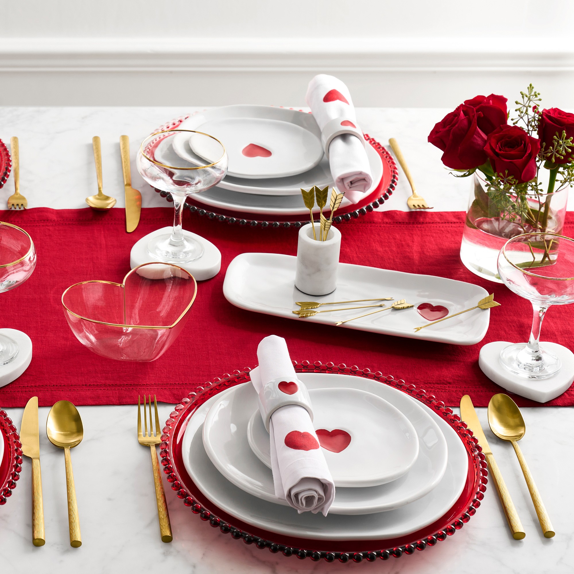 Heart Dinner Plates