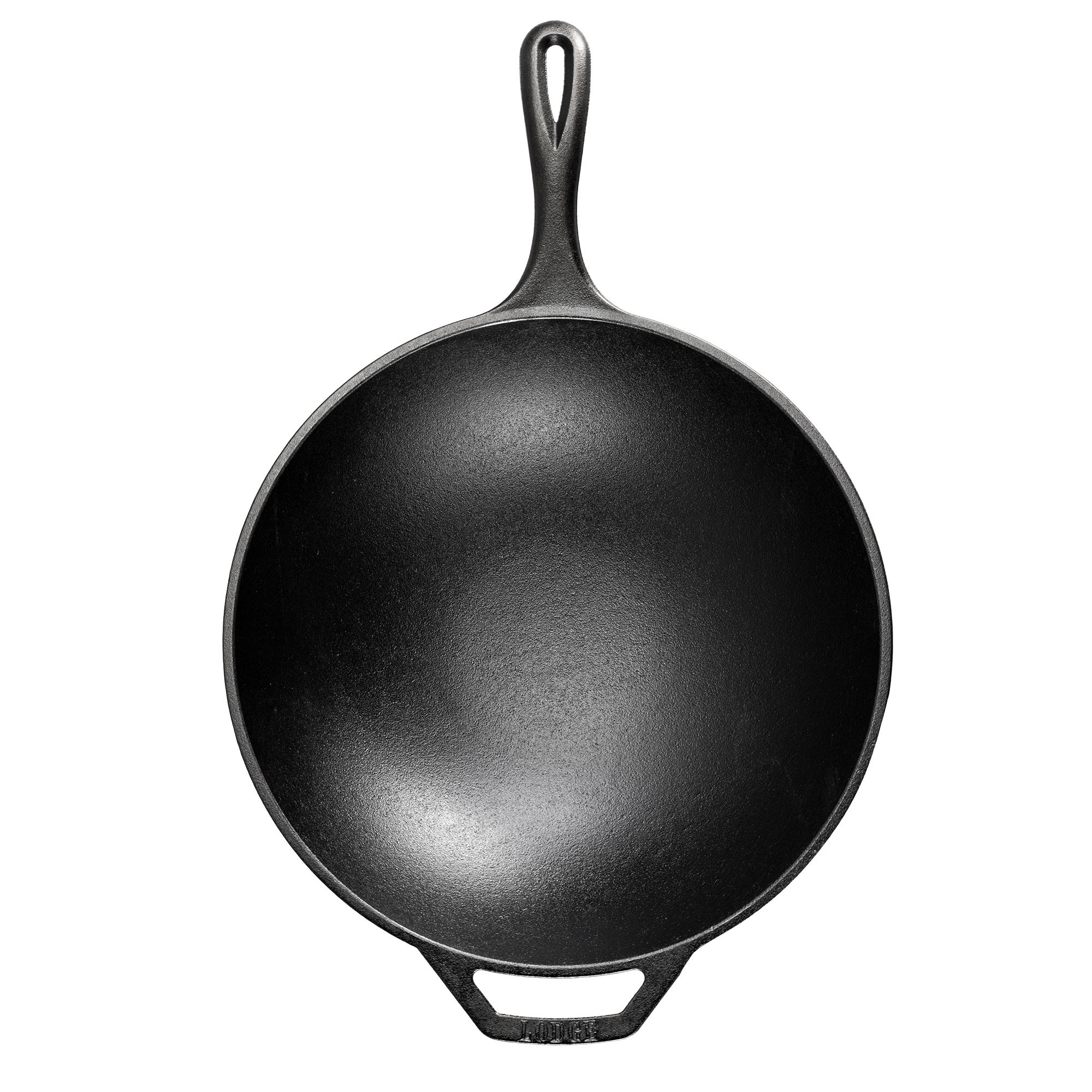 Lodge Chef Collection Seasoned Cast Iron Wok, 12