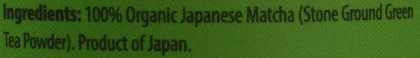 Jade Leaf Matcha Organic Green Tea Powder - Culinary Grade Premium Second Harvest - Authentic Japanese Origin (1.06 Ounce Pouch)