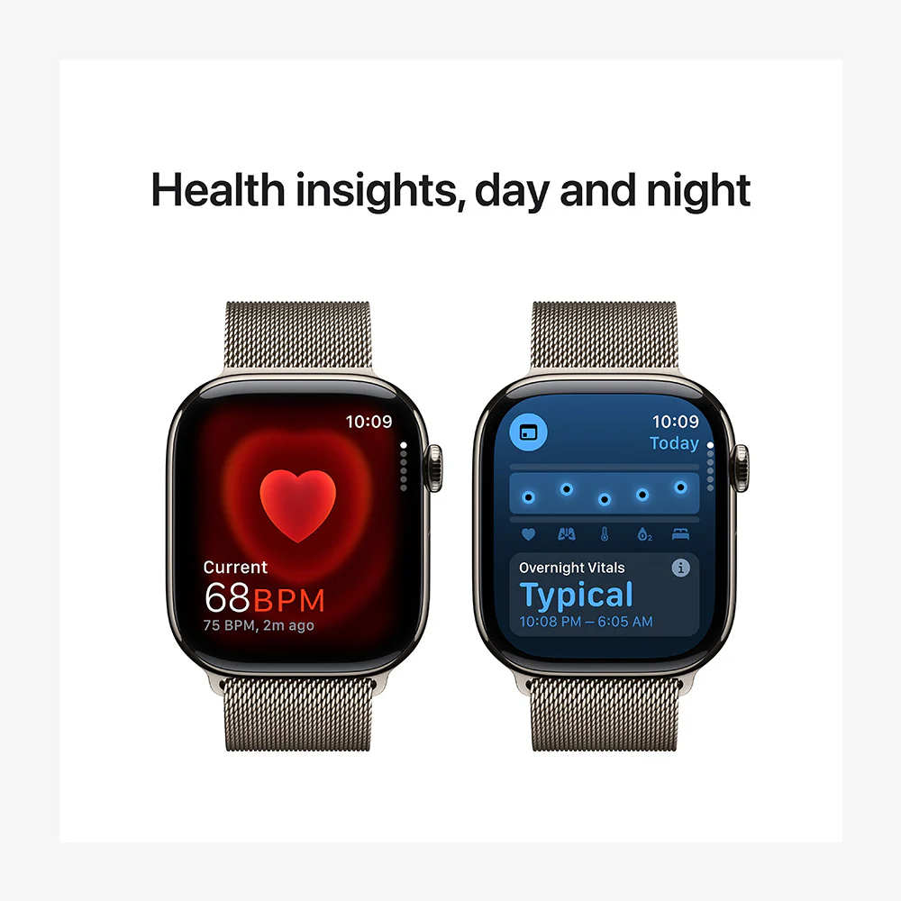 Watch Series 10 GPS + Cellular Titanium Case Milanese Loop