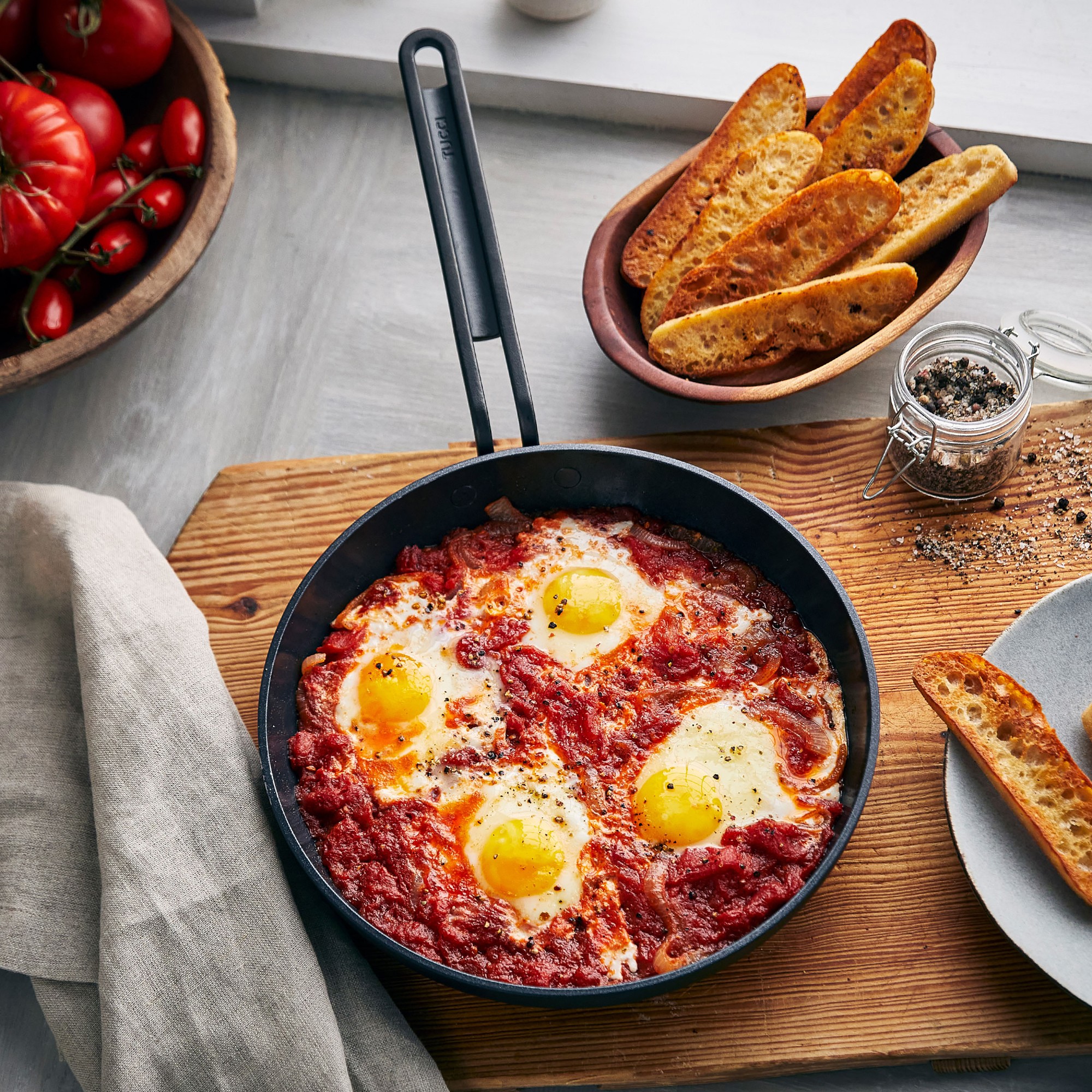 GreenPan™ Stanley Tucci™ Ceramic Nonstick Fry Pan Set, 8