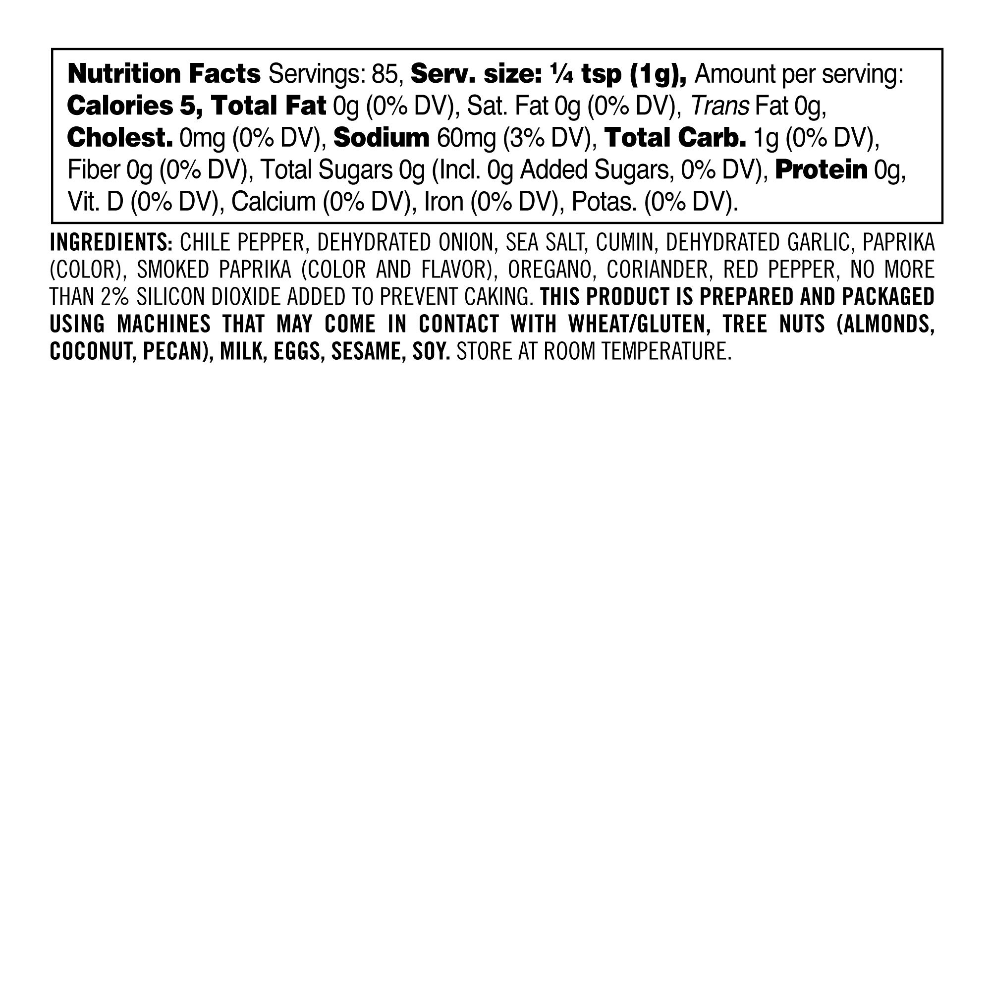 Williams Sonoma Rub, Taco Seasoning Blend