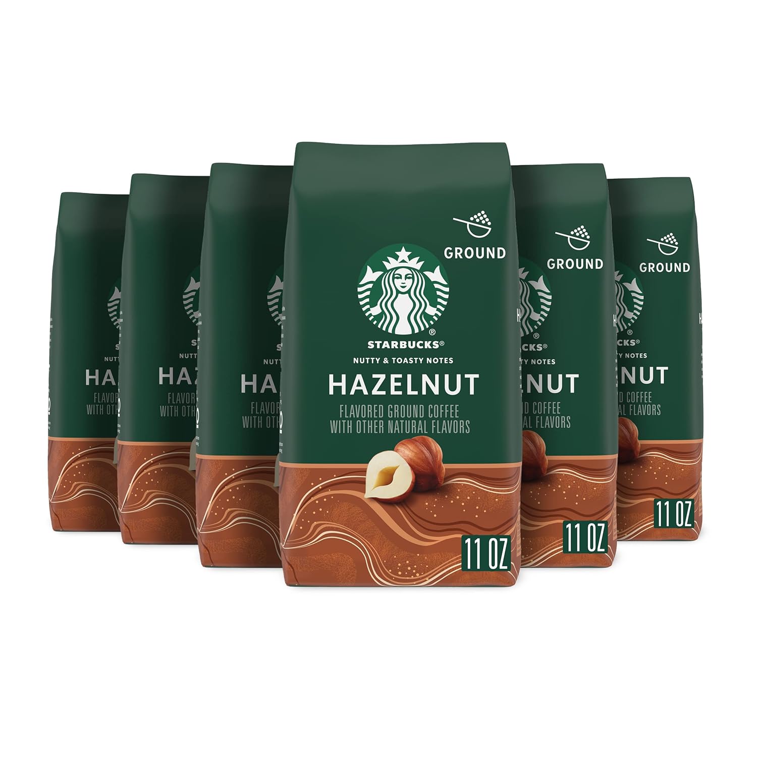 Starbucks Ground Coffee, Medium Roast Coffee, Pike Place Roast, 100% Arabica, 1 Bag (28 Oz)