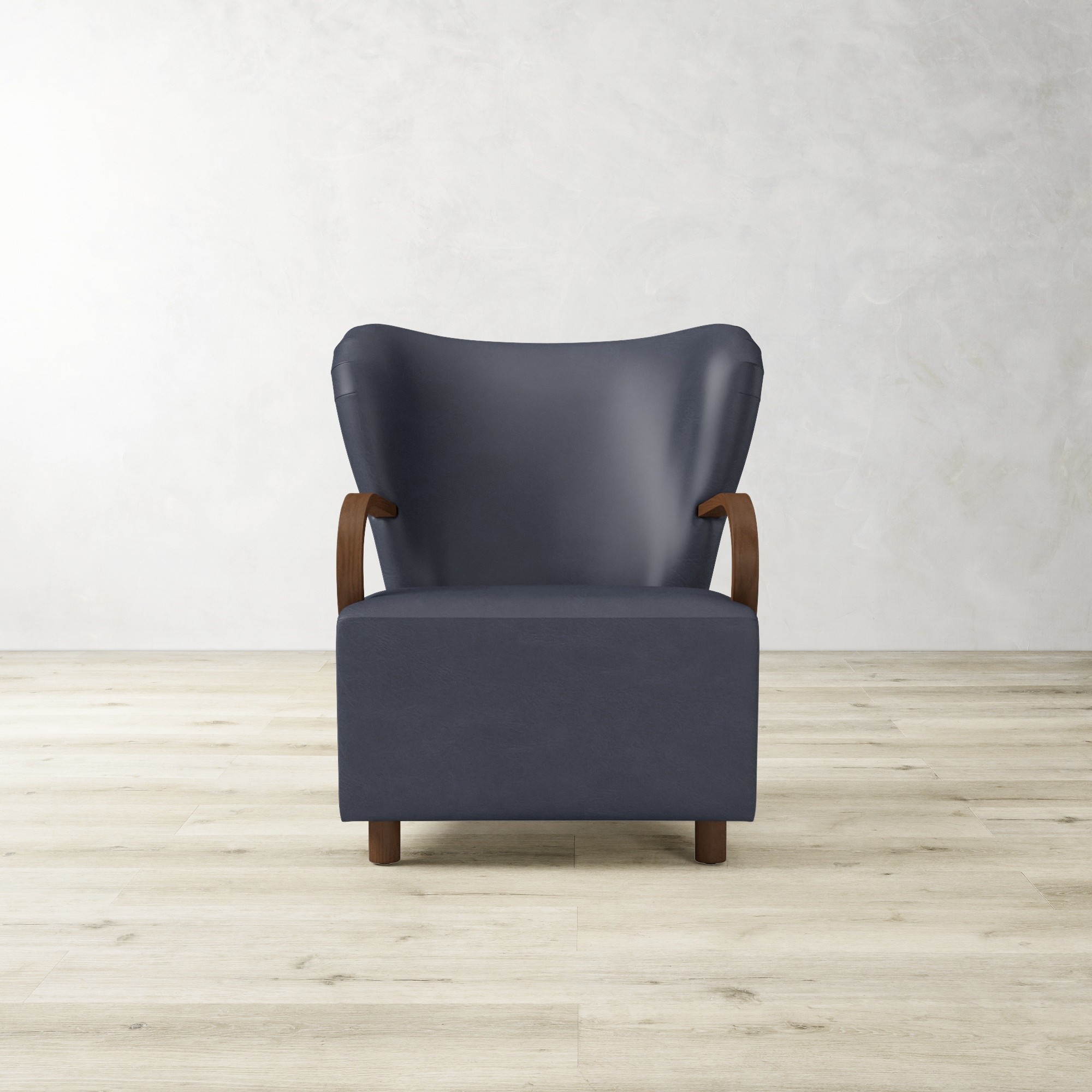 Corban Bentwood Upholstered Occasional Chair