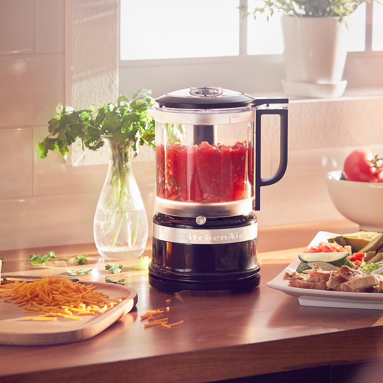 KitchenAid 5 Cup Food Chopper - KFC0516, Empire Red