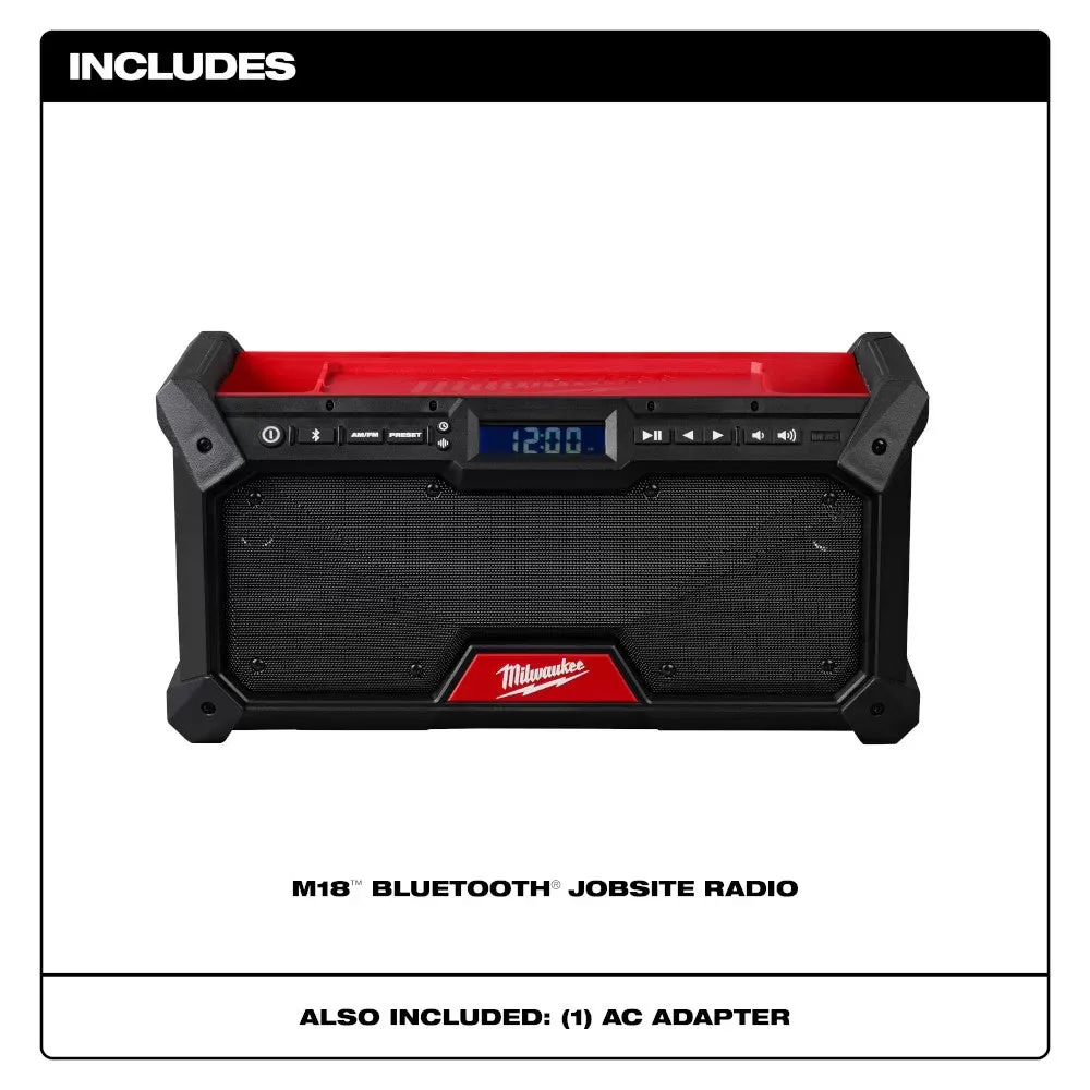 Milwaukee Pre-Sale 2952-20 M18 18V Bluetooth Jobsite Radio - Bare Tool