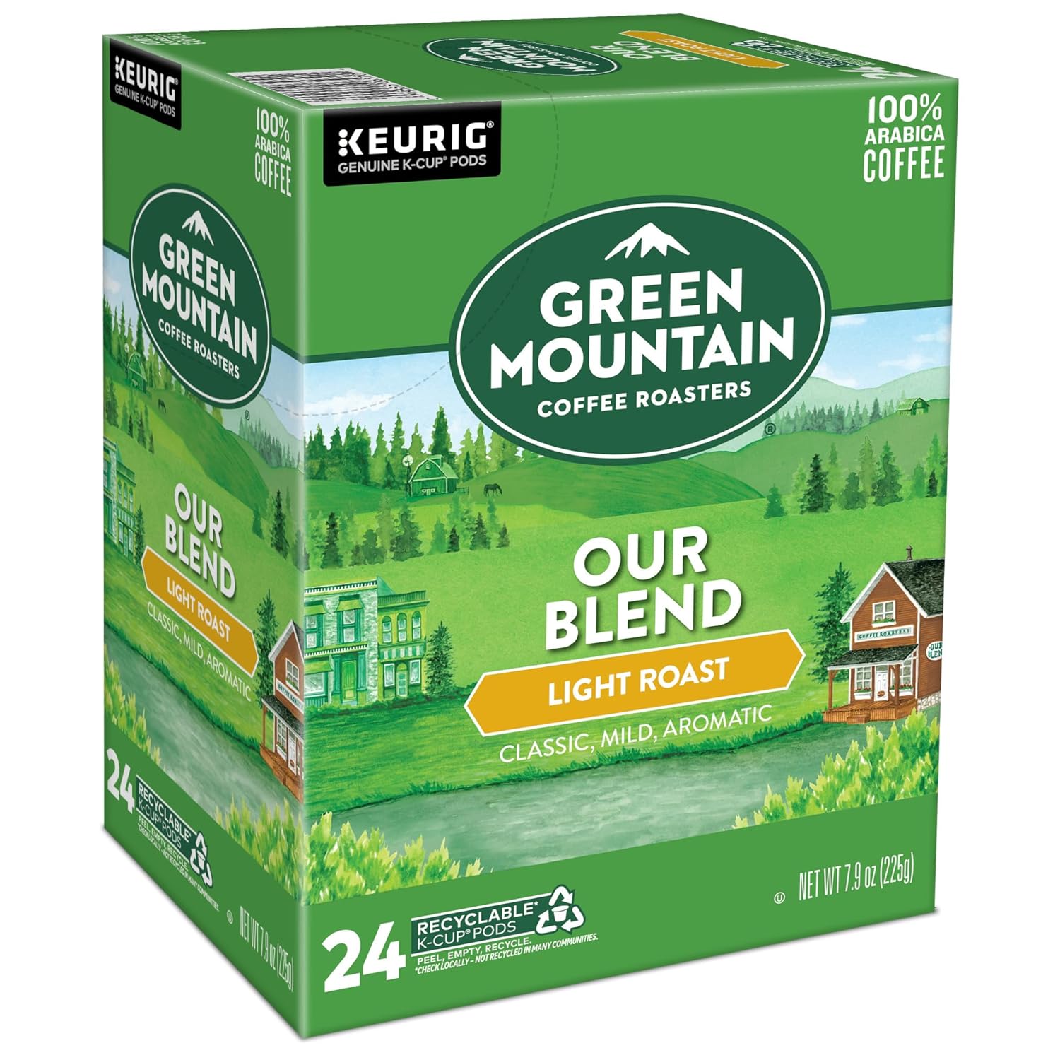 Green Mountain Coffee Roasters Breakfast Blend Single-Serve Keurig K-Cup Pods, Light Roast Coffee, 96 Count