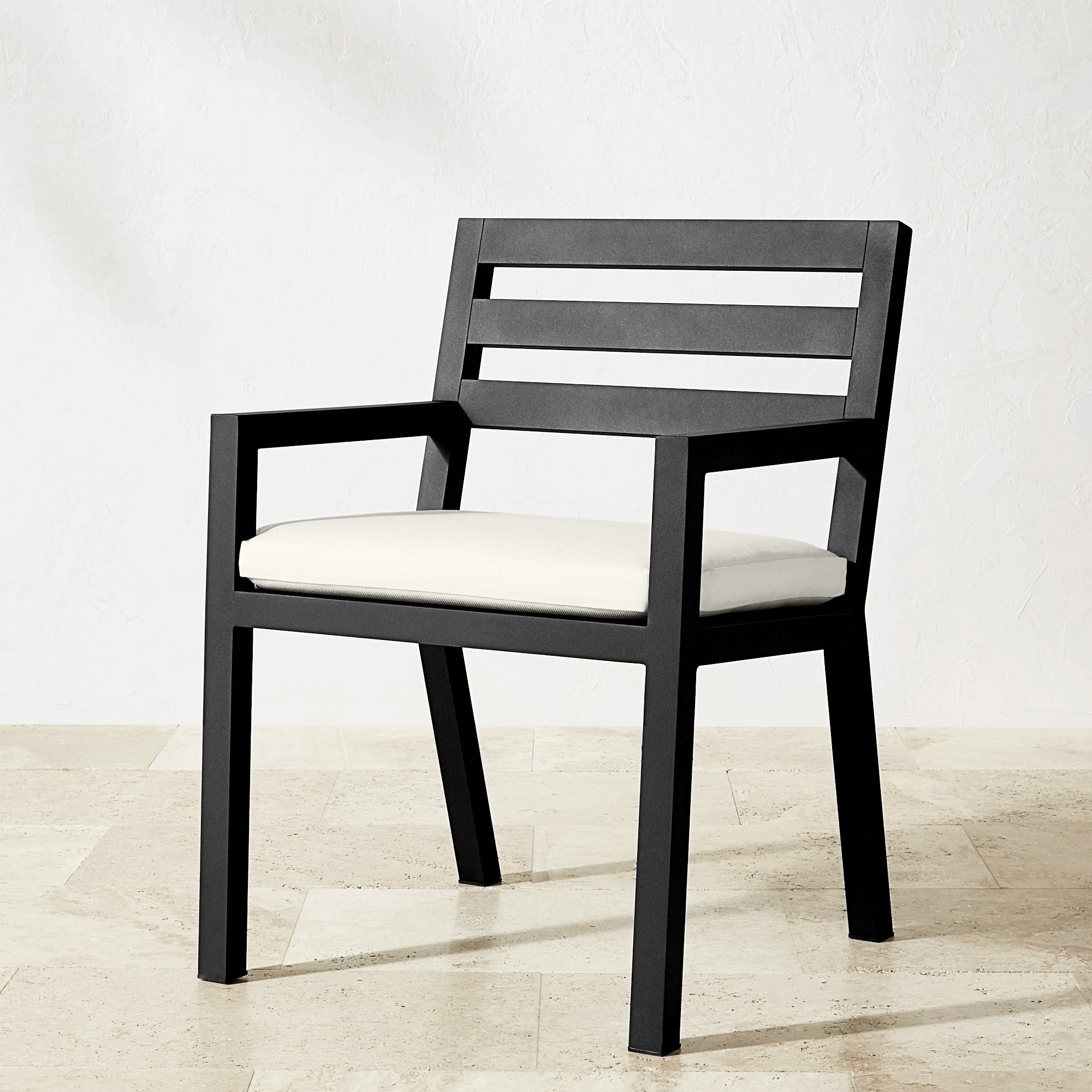 Ojai Outdoor Metal Dining Arm Chair