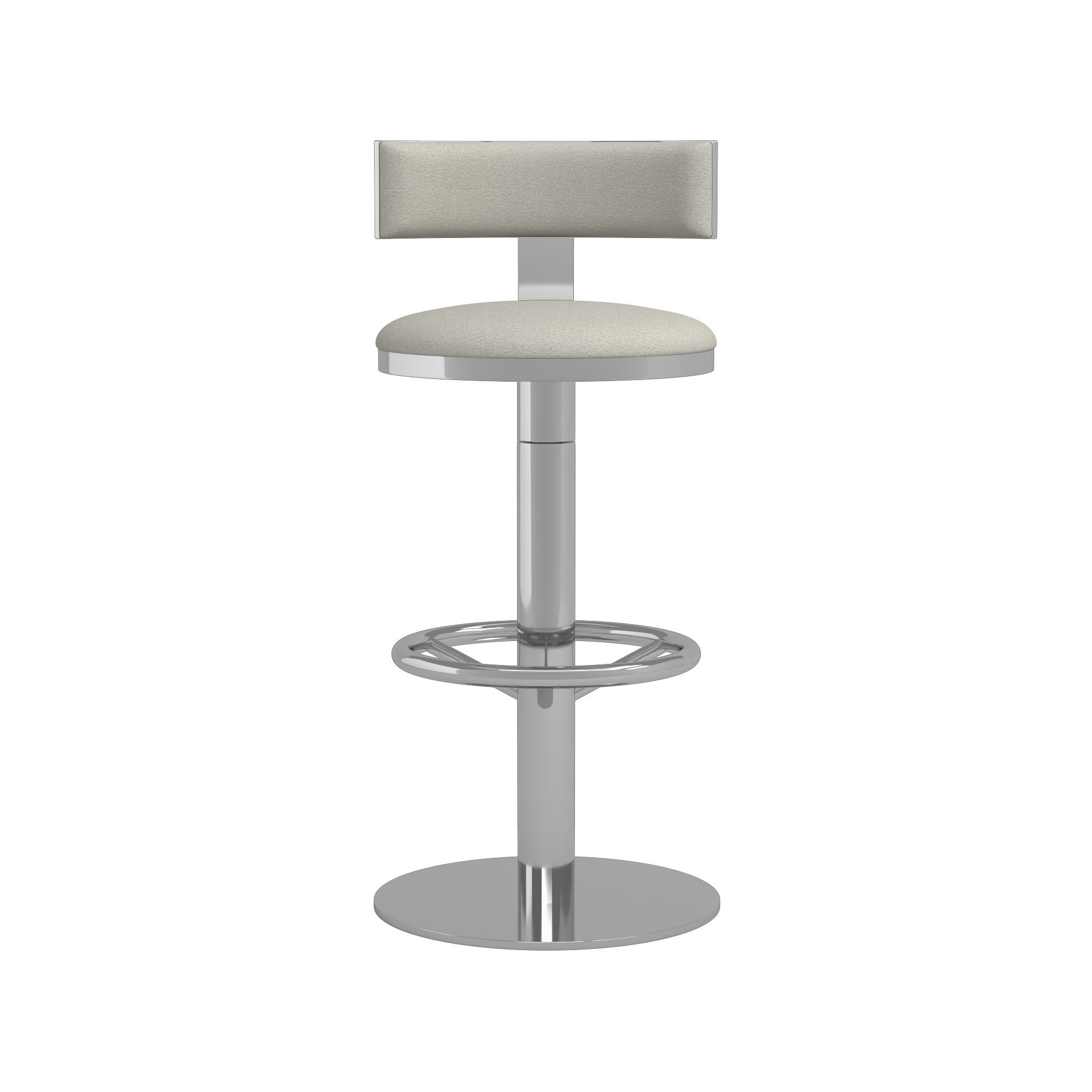 Larkin Upholstered Pedestal Counter & Bar Stool