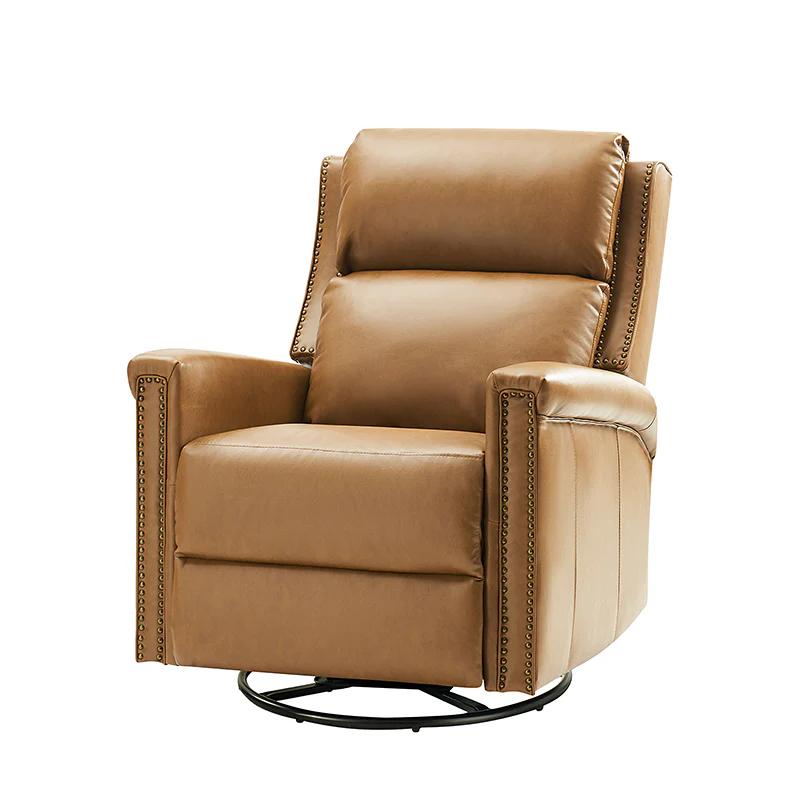 Anton Traditional Design Swivel and Rocker Power Recliner