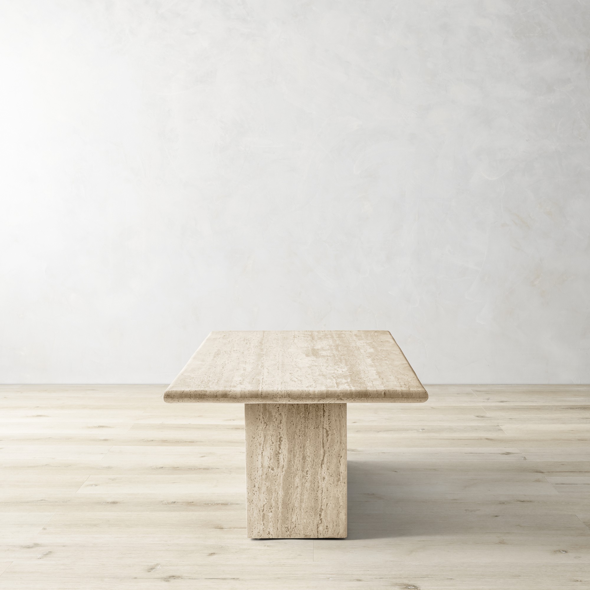 Ortega Travertine Rectangular Coffee Table (48