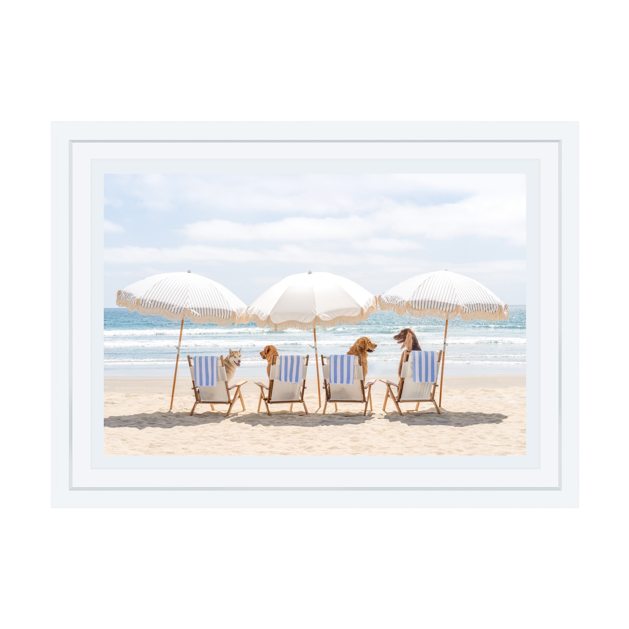 Gray Malin Beach Day Pups