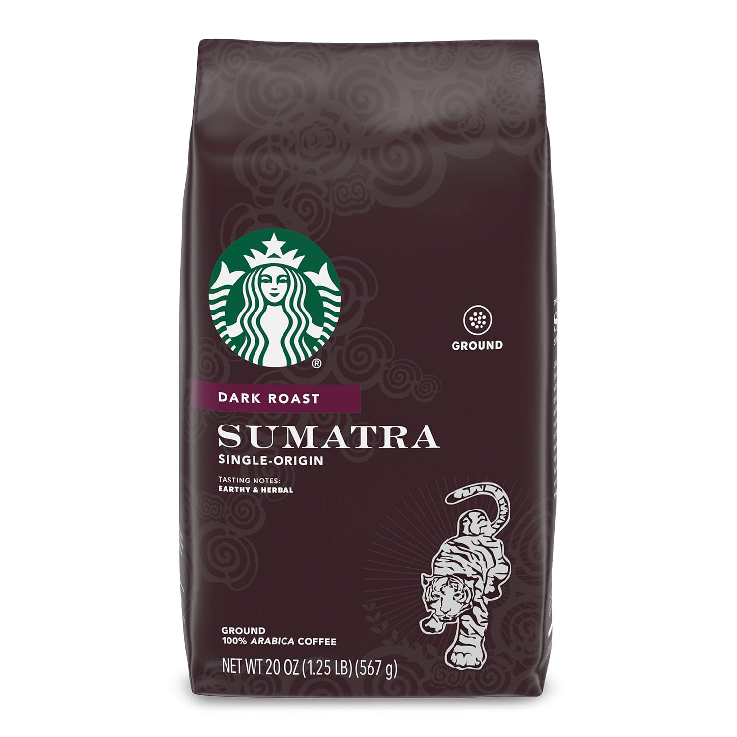 Starbucks Ground Coffee, Dark Roast Coffee, Caffè Verona, 100% Arabica, 1 bag (28 oz)