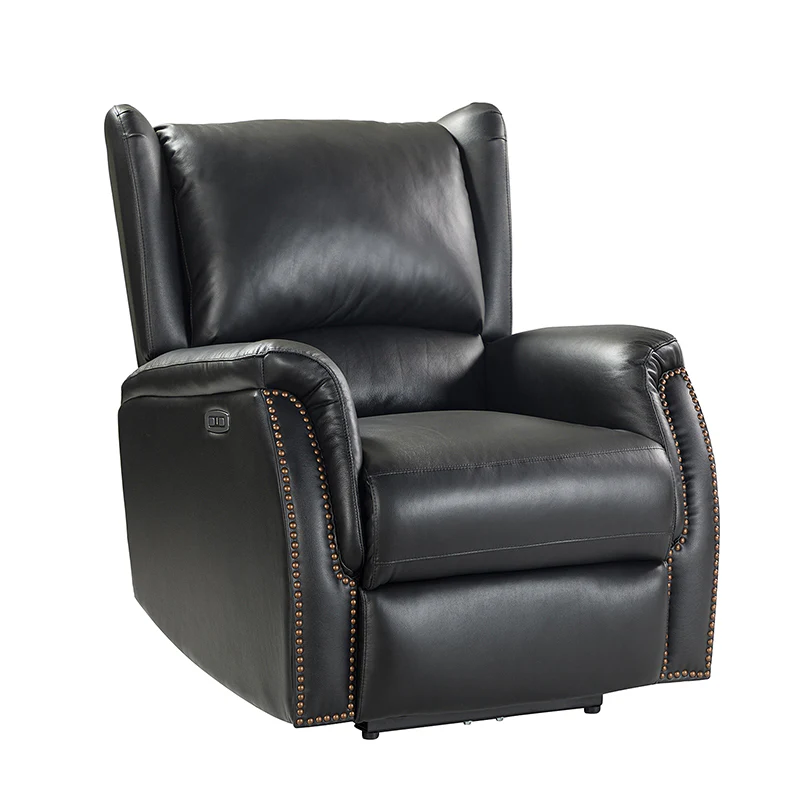 Flora Genuine Leather Power Recliner