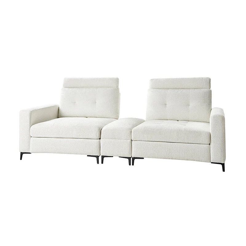 Constantin Modern Storage Button-Tufted Sectional Sofa with Adjustable Backrest
