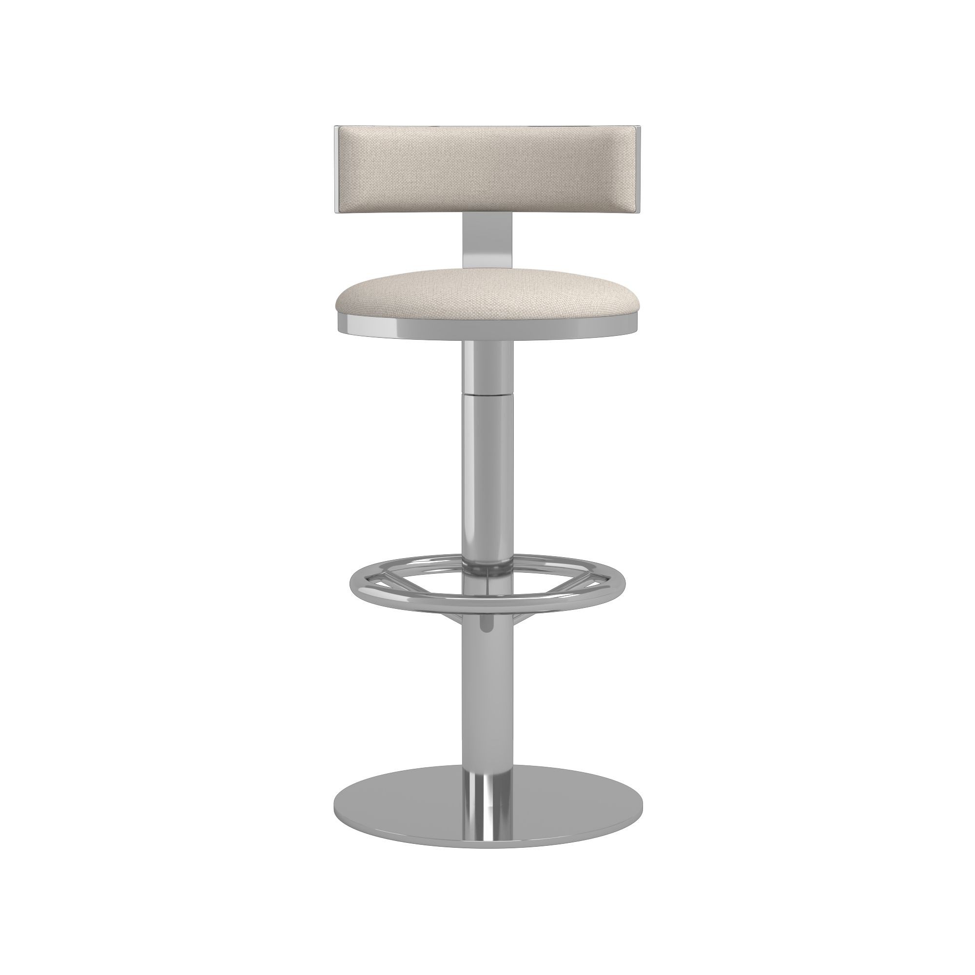 Larkin Upholstered Pedestal Counter & Bar Stool