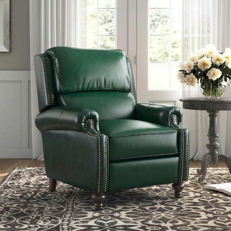 Adeesa Genuine Leather Recliner