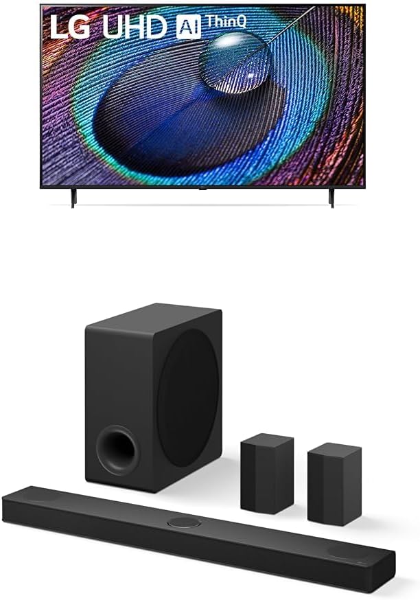 LG 50-Inch Class UR9000 Series Alexa Built-in 4K Smart TV (3840 x 2160),Bluetooth, Wi-Fi, USB, Ethernet, HDMI 60Hz Refresh Rate, AI-Powered 4K,Black