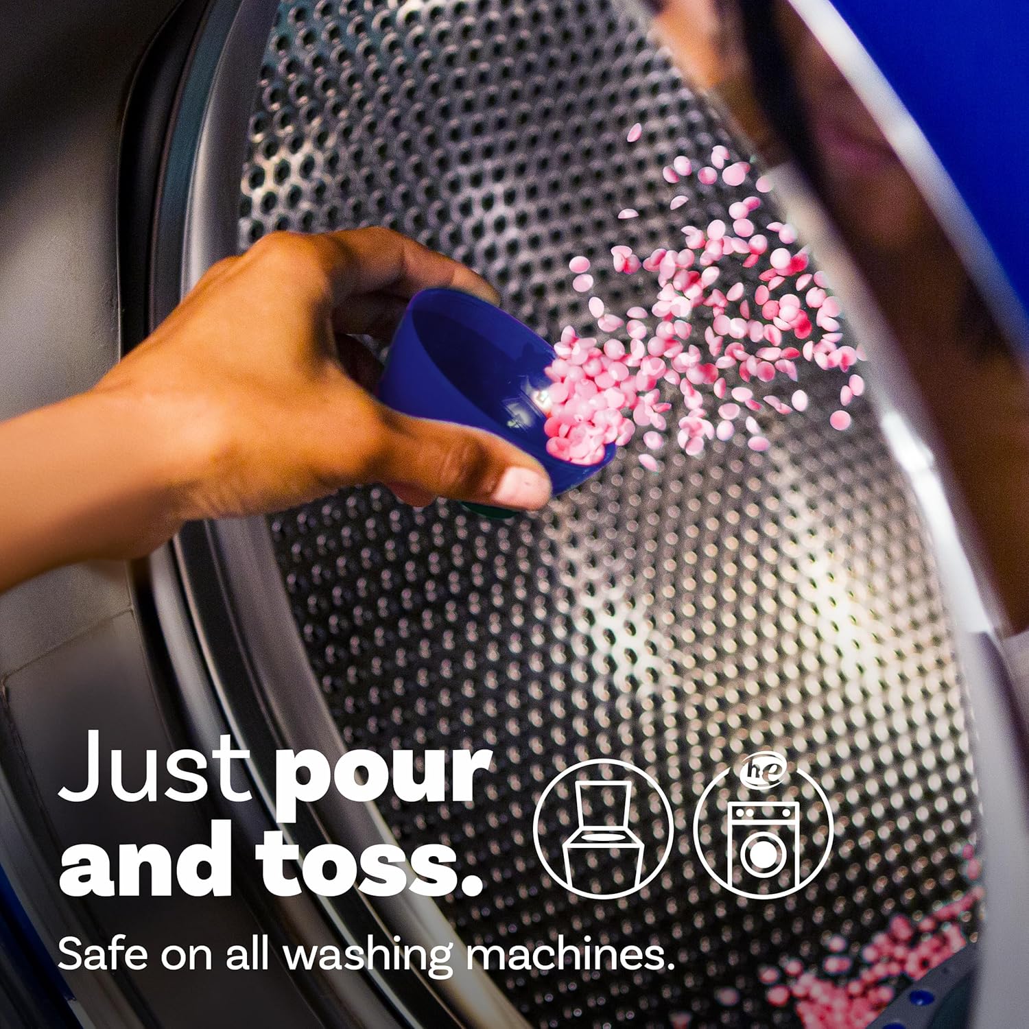 Downy Infusions In Wash Scent Booster Beads, CALM, Soothing Lavender and Vanilla Bean Scent, 24 oz Laundry Beads