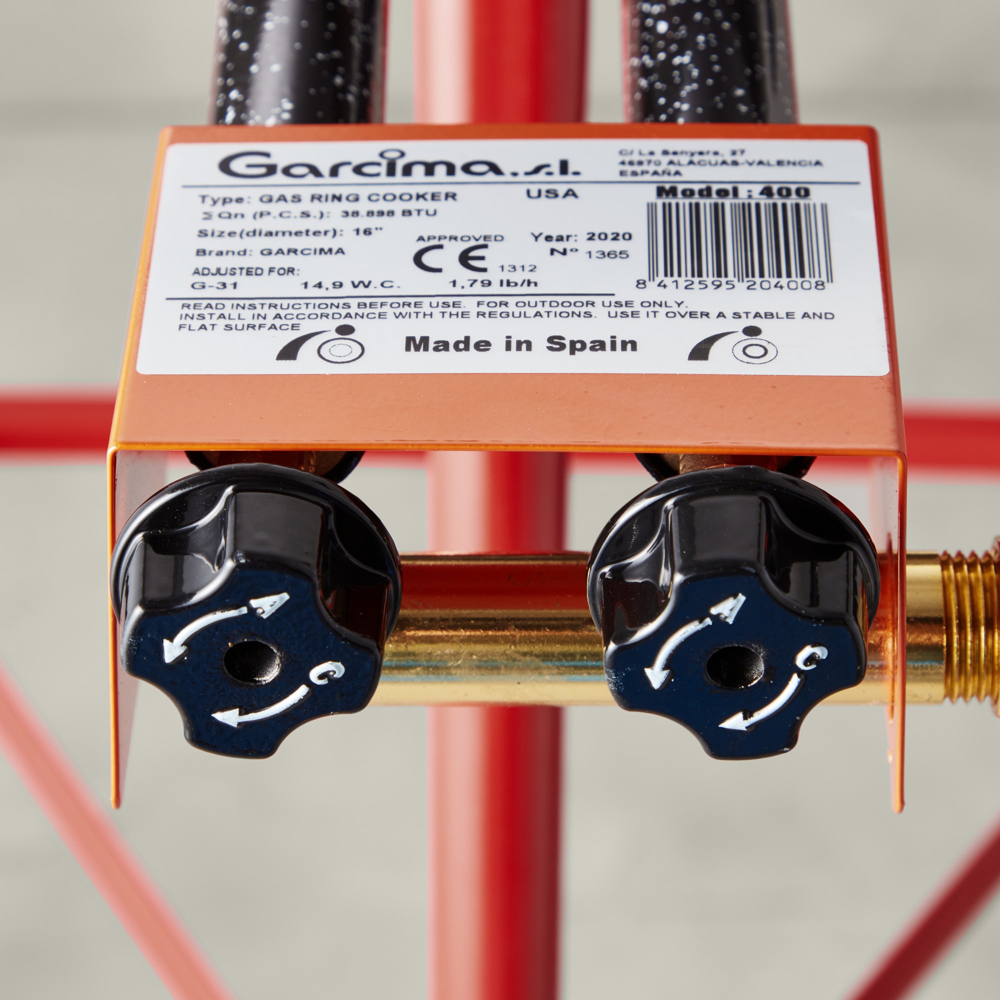 La Paella Model 400 Burner Set with 20