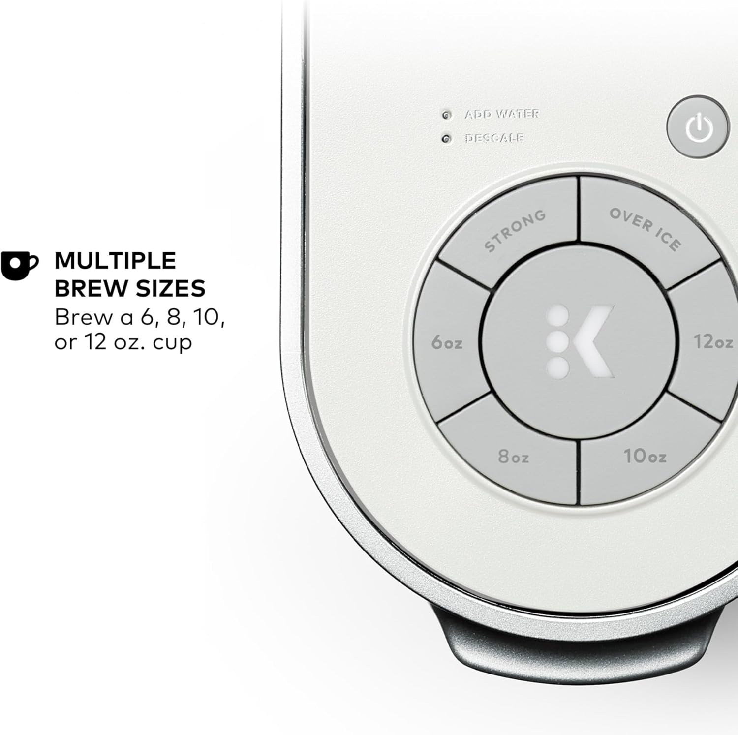 Keurig K-Supreme Single Serve K-Cup Pod Coffee Maker, MultiStream Technology, 4 Brew Sizes, 66oz Dual-Position Removable Reservoir, Black